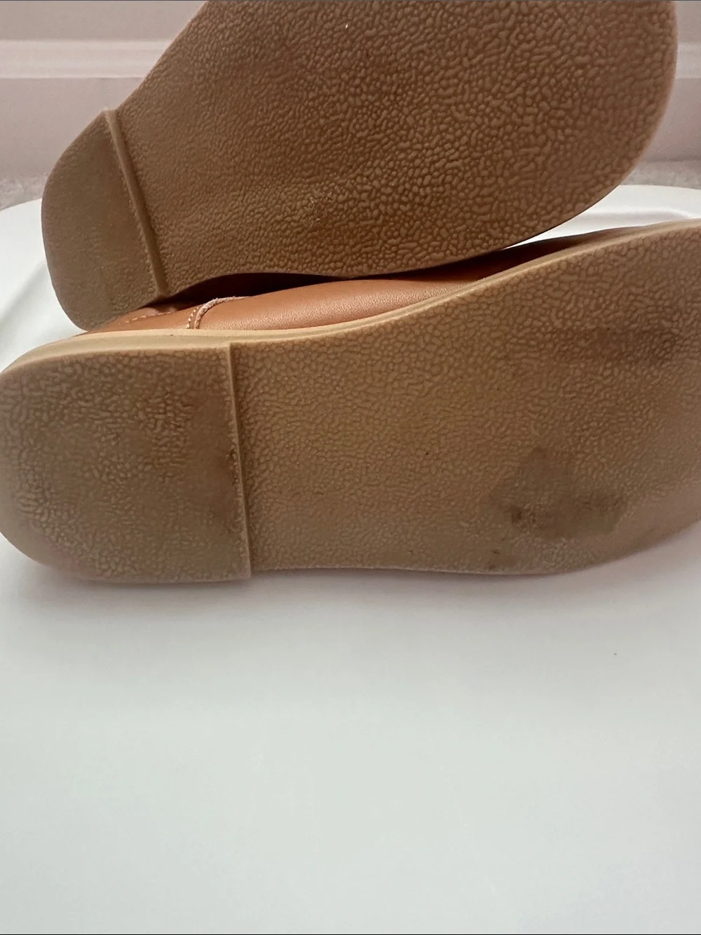 SweetHoney Tan Ankle Boot Dress Shoes for Kids